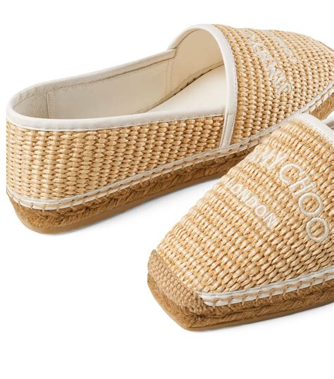 neutral woven espadrilles.